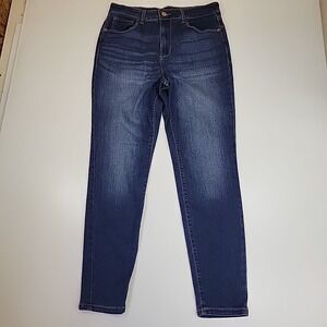 No Boundries NOBO Women's Size 11 Stretch High‎ Rise Skinny Blue Denim Jeans